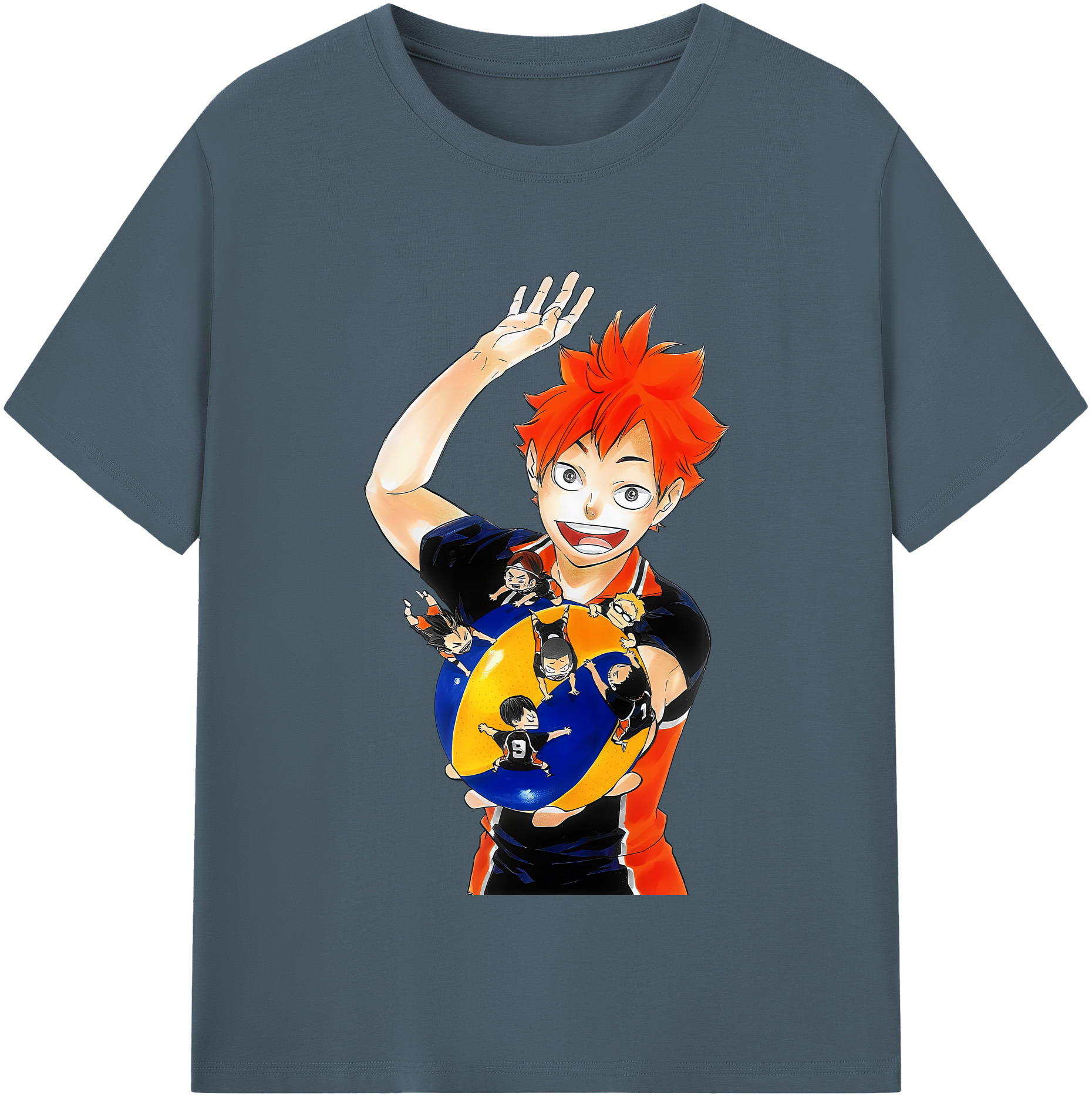 （画像用） ハイキュー!! Haikyu!! 綿100％半袖Tシャツ（フロントプリント）